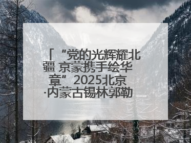 “党的光辉耀北疆 京蒙携手绘华章”2025北京·内蒙古锡林郭勒盟三地成果汇报展系列活动启动