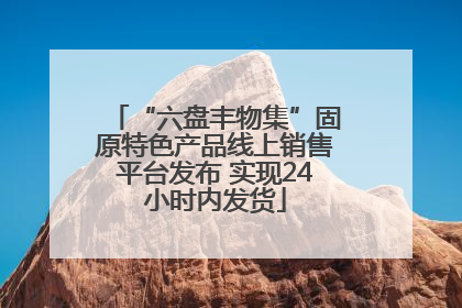 “六盘丰物集”固原特色产品线上销售平台发布 实现24小时内发货