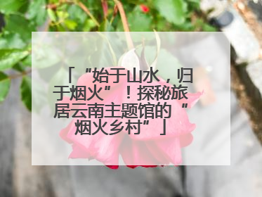 “始于山水，归于烟火”！探秘旅居云南主题馆的“烟火乡村”