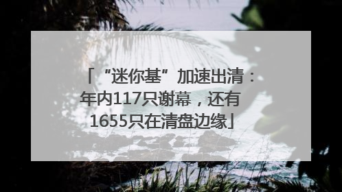 “迷你基”加速出清：年内117只谢幕，还有1655只在清盘边缘