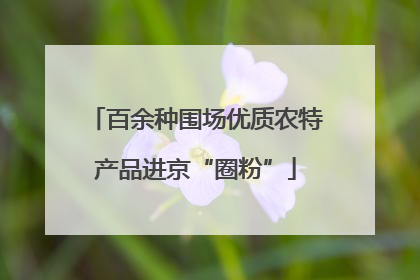百余种围场优质农特产品进京“圈粉”