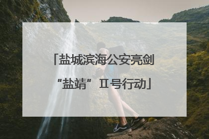 盐城滨海公安亮剑“盐靖”Ⅱ号行动