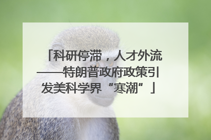 科研停滞，人才外流——特朗普政府政策引发美科学界“寒潮”
