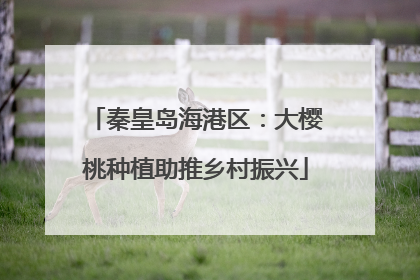 秦皇岛海港区：大樱桃种植助推乡村振兴