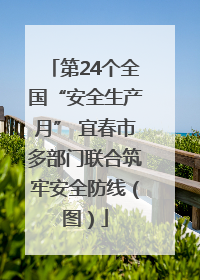 第24个全国“安全生产月” 宜春市多部门联合筑牢安全防线（图）