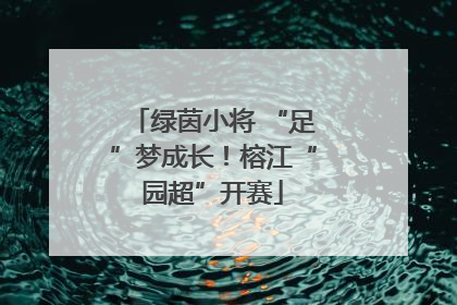 绿茵小将 “足”梦成长！榕江“园超”开赛