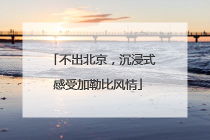 不出北京，沉浸式感受加勒比风情