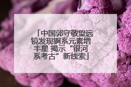 中国郭守敬望远镜发现锕系元素增丰星 揭示“银河系考古”新线索