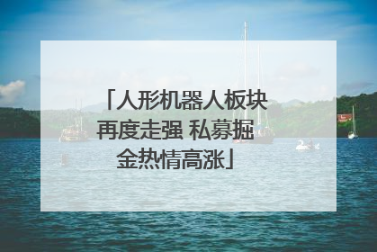 人形机器人板块再度走强 私募掘金热情高涨