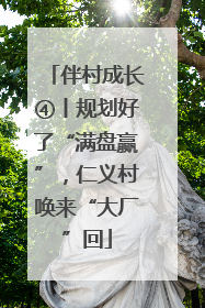伴村成长④丨规划好了“满盘赢”，仁义村唤来“大厂”回