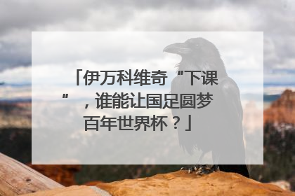 伊万科维奇“下课”，谁能让国足圆梦百年世界杯？