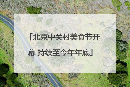 北京中关村美食节开幕 持续至今年年底