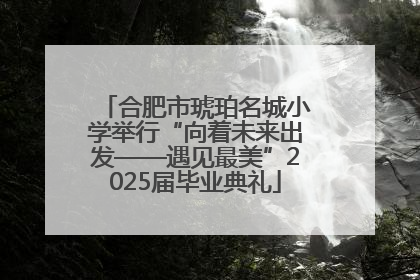 合肥市琥珀名城小学举行“向着未来出发——遇见最美”2025届毕业典礼