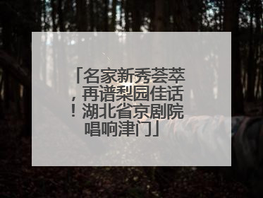 名家新秀荟萃，再谱梨园佳话！湖北省京剧院唱响津门