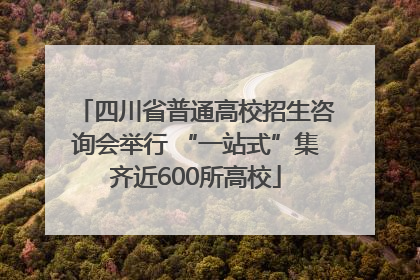 四川省普通高校招生咨询会举行 “一站式”集齐近600所高校
