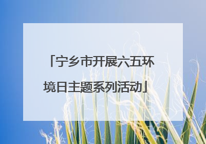 宁乡市开展六五环境日主题系列活动