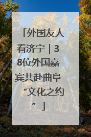 外国友人看济宁｜38位外国嘉宾共赴曲阜“文化之约”