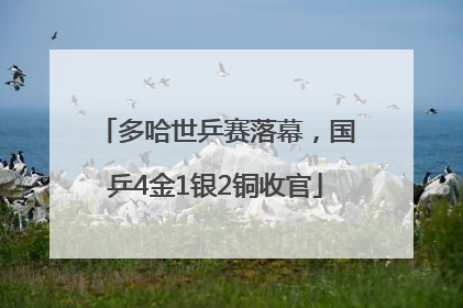 多哈世乒赛落幕，国乒4金1银2铜收官