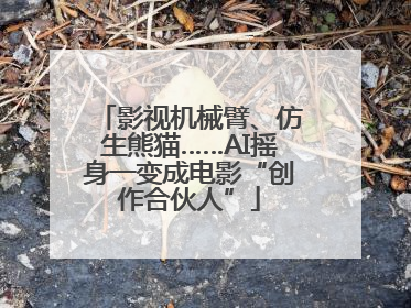 影视机械臂、仿生熊猫……AI摇身一变成电影“创作合伙人”