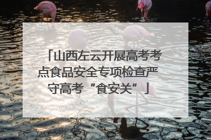 山西左云开展高考考点食品安全专项检查严守高考“食安关”