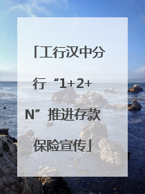 工行汉中分行“1+2+N”推进存款保险宣传