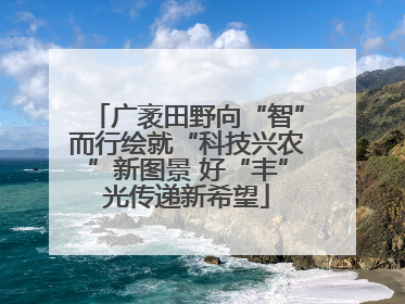 广袤田野向“智”而行绘就“科技兴农”新图景 好“丰”光传递新希望