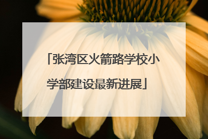 张湾区火箭路学校小学部建设最新进展