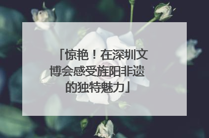 惊艳！在深圳文博会感受旌阳非遗的独特魅力