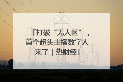 打破“无人区”，首个超头主播数字人来了｜热财经