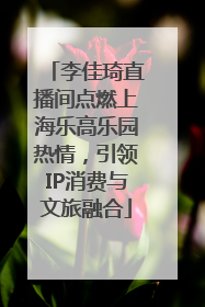 李佳琦直播间点燃上海乐高乐园热情，引领IP消费与文旅融合