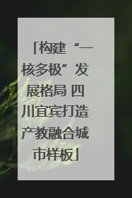 构建“一核多极”发展格局 四川宜宾打造产教融合城市样板