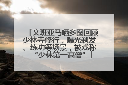 文班亚马晒多图回顾少林寺修行，曝光剃发、练功等场景，被戏称“少林第一高僧”