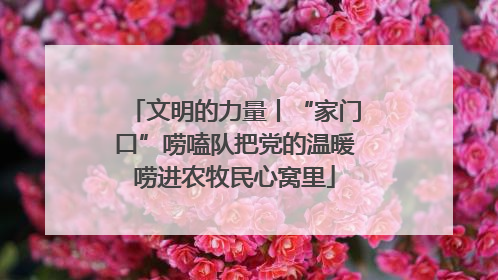 文明的力量丨“家门口”唠嗑队把党的温暖唠进农牧民心窝里