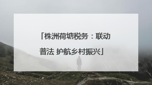 株洲荷塘税务：联动普法 护航乡村振兴