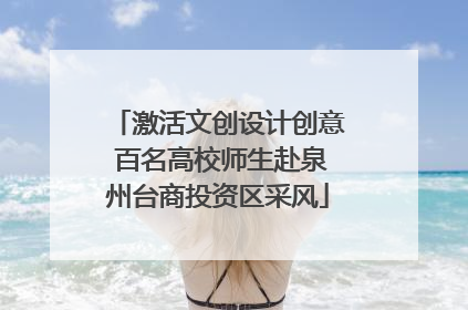 激活文创设计创意 百名高校师生赴泉州台商投资区采风