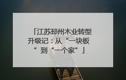 江苏邳州木业转型升级记：从“一块板”到“一个家”