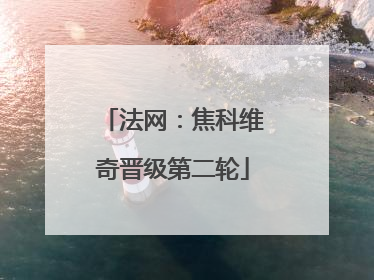 法网：焦科维奇晋级第二轮