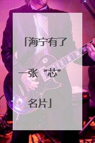 海宁有了一张“芯”名片