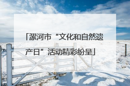 漯河市“文化和自然遗产日”活动精彩纷呈