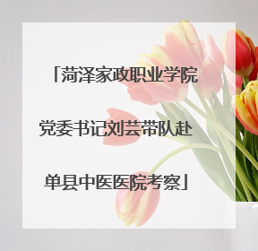 菏泽家政职业学院党委书记刘芸带队赴单县中医医院考察