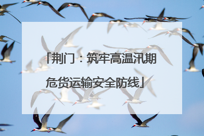 荆门：筑牢高温汛期危货运输安全防线