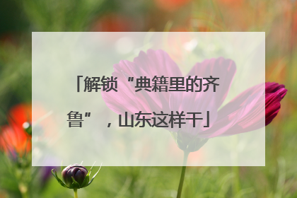 解锁“典籍里的齐鲁”，山东这样干