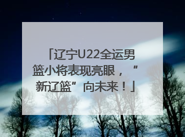 辽宁U22全运男篮小将表现亮眼，“新辽篮”向未来！