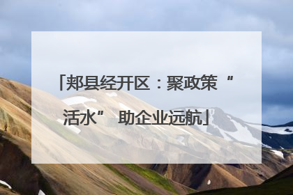 郏县经开区：聚政策“活水” 助企业远航