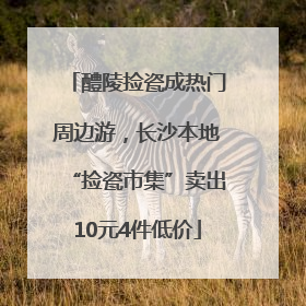 醴陵捡瓷成热门周边游，长沙本地“捡瓷市集”卖出10元4件低价