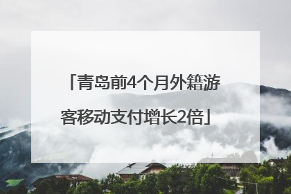 青岛前4个月外籍游客移动支付增长2倍