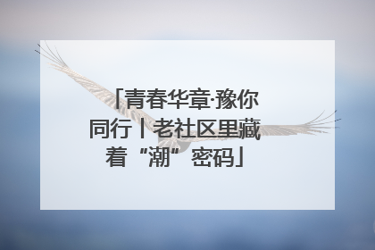 青春华章·豫你同行丨老社区里藏着“潮”密码