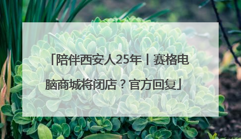 陪伴西安人25年丨赛格电脑商城将闭店？官方回复