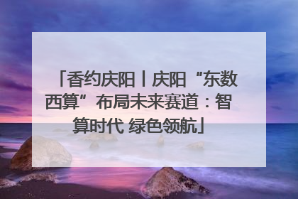 香约庆阳丨庆阳“东数西算”布局未来赛道：智算时代 绿色领航