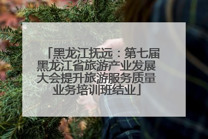 黑龙江抚远：第七届黑龙江省旅游产业发展大会提升旅游服务质量业务培训班结业